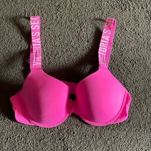 Victoria’s Secret pink bra